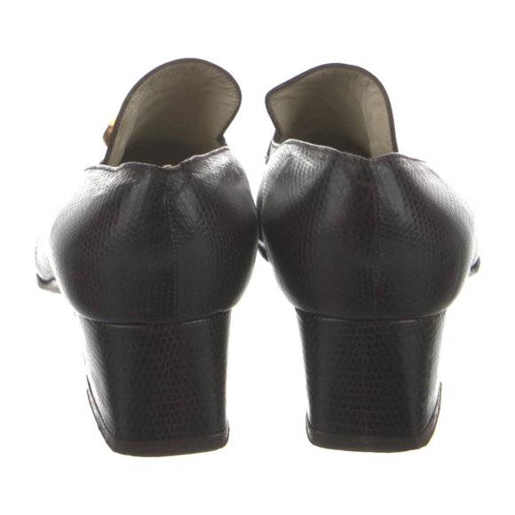 MARK CROSS-BROWN LEATHER LOAFER WGOLD ACCENTS-SIZE 8A-NEW, NEVER WORN-VINTAGE - Picture 3 of 4